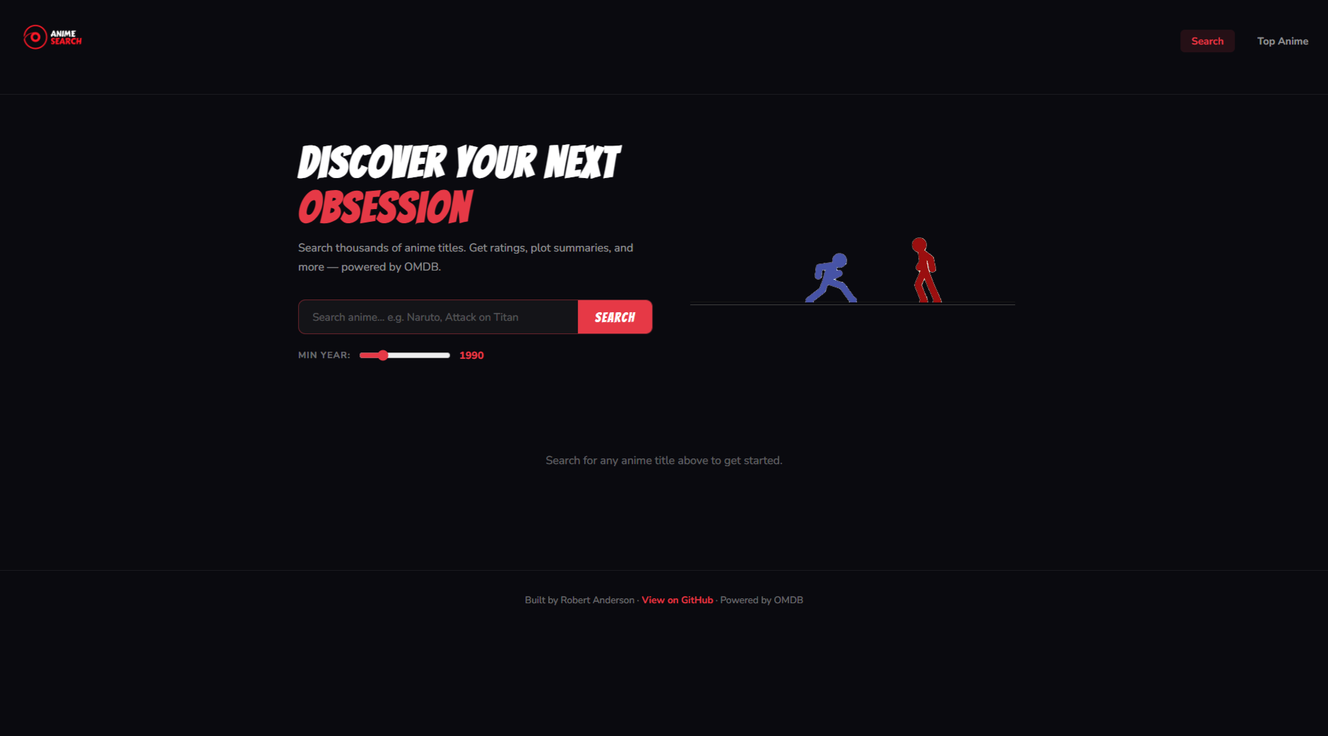 Anime Search App preview