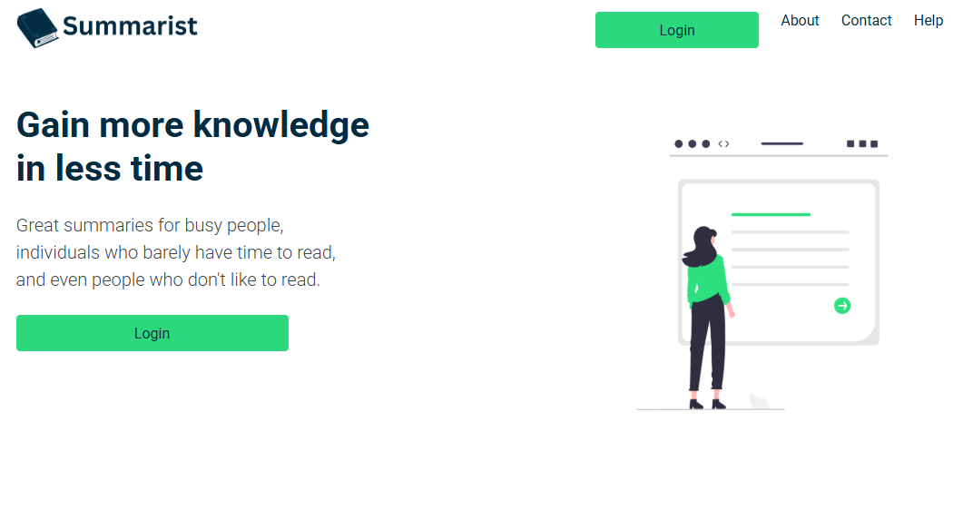 Summarist book summary app preview